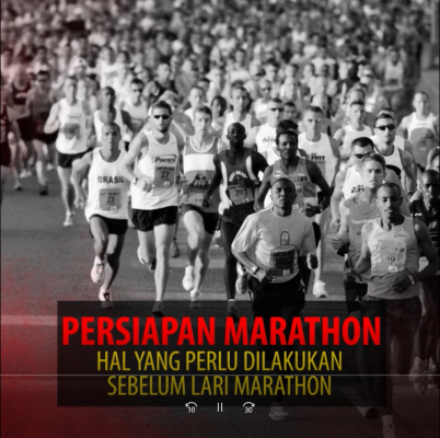 Persiapan sebelum Marathon